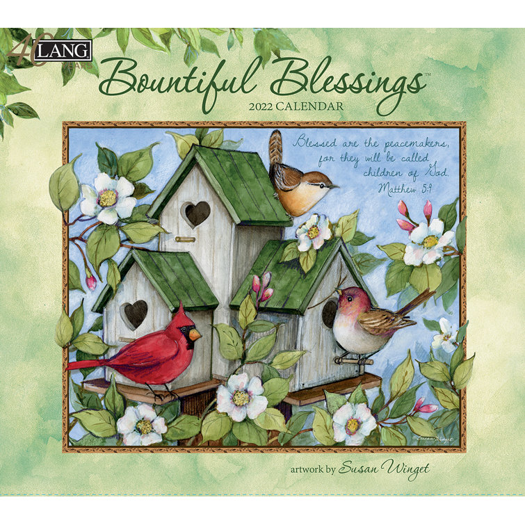 Lang Bountiful Blessings 2022 Wall Calendar Wayfair